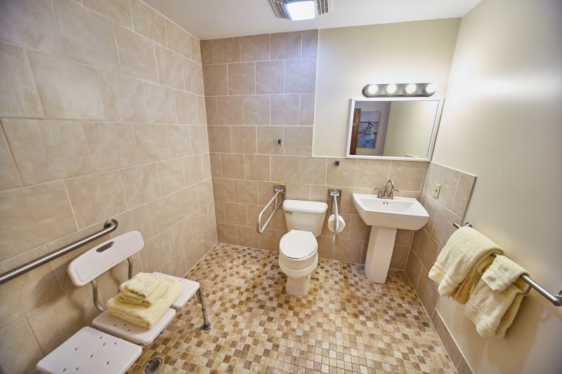 Open Bathroom Layout